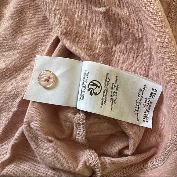 Boden Blush Pink Smocked Yoke Jersey Knit Top Size 6 - Picture 10 of 13